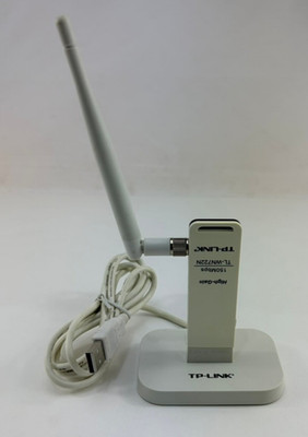 TP-LINK TL-WN722N High-Gain USB Wi-Fi Adapter 150 Mbps for PC - Tested