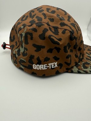 FW19 Supreme Gore-Tex Leopard Camo 5 Panel Camp Cap Hat Used 100