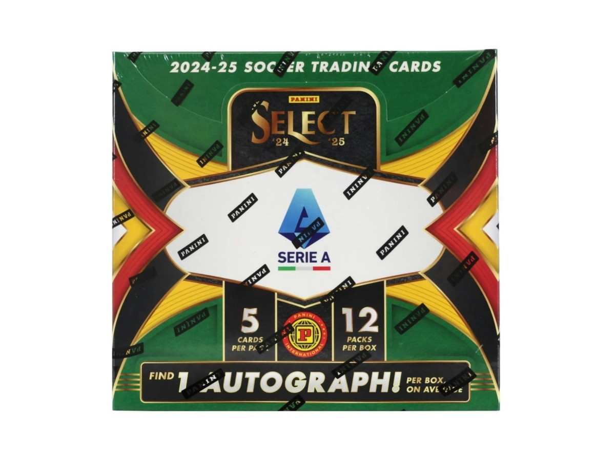 2024-25 PANINI SELECT SERIE A SOCCER INTERNATIONAL HOBBY BOX - NEW