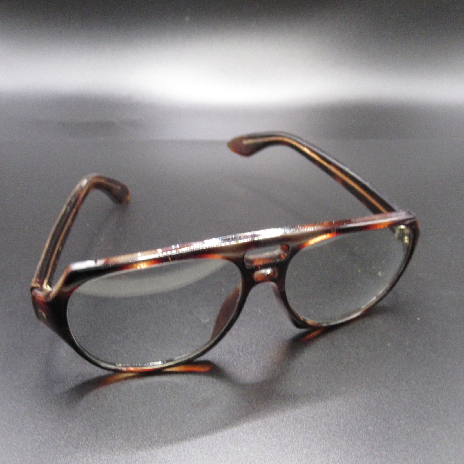 Vintage Eyeglasses Frames Tortoiseshell Aviator S… - image 1