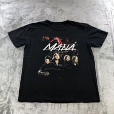 Mana Cama Incendiada Tour Shirt Mens Large Black 2015 Concert Band Tee