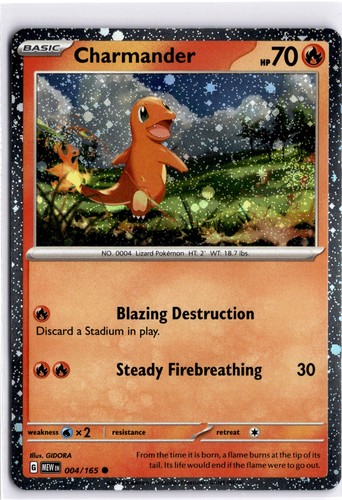 Charmander - (Kosmos Holo) Common Diverse Karten & Produkte 007/091 NM - Bild 1 von 2