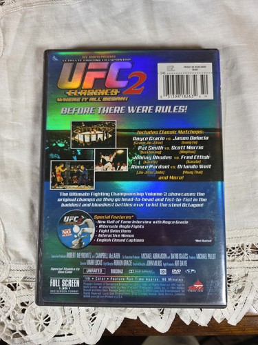 UFC Classics Collection 1-4 (DVD, 4-Disc Set) - Picture 11 of 21