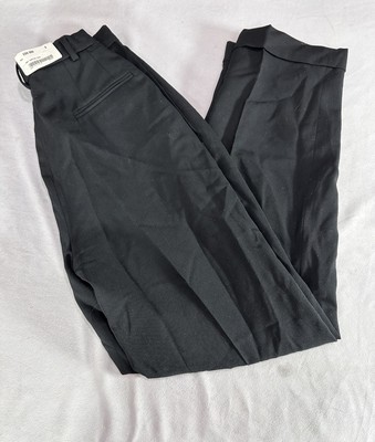 Women s Black Color 100% Worsted Wool Pants Size 6 