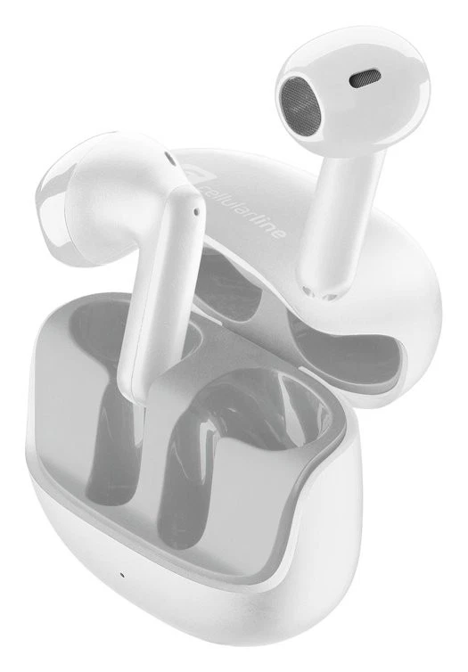 Cellular Line Auricolari microfono bluetooth CALL PURELY Tws White BTPURETWSW - Immagine 3 di 4