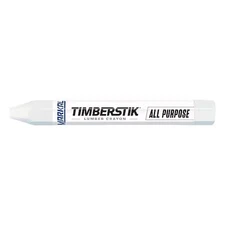 Markal 80350 Lumber Crayon, Large Tip, White Color Family, Clay