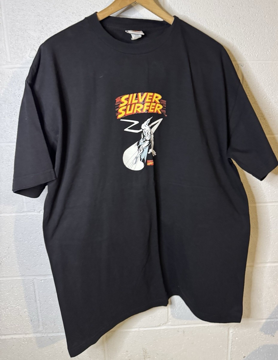 silver surfer Tシャツ 80s marvel Vintage 1988 Marvel Silver Surfer shirt sz L | eBay