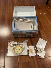 Beary Good Recipes Cherished Teddy Recipe Box With Cookie Cutter Pins AndEarring