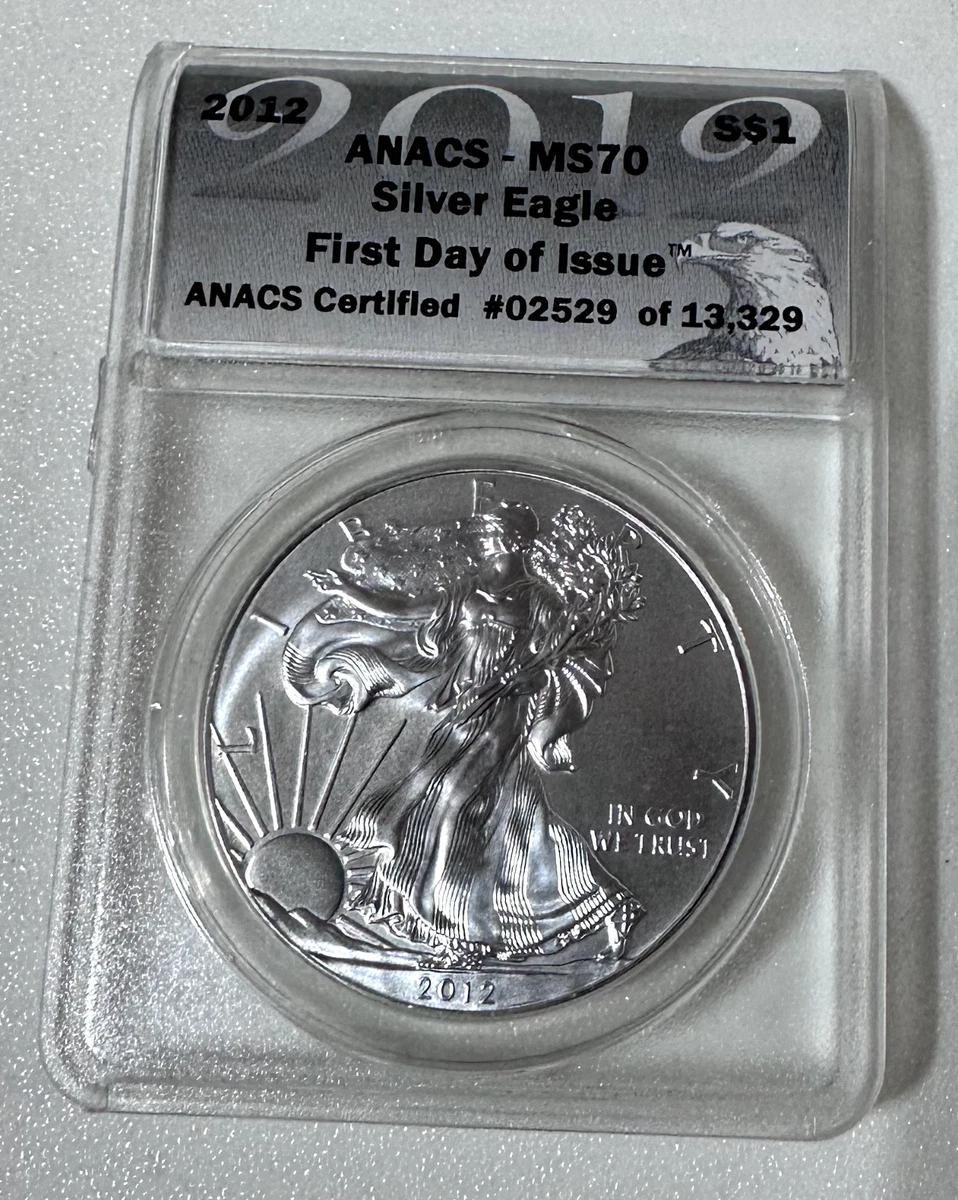 American Eagle MS 70 Graded 2012 Silver Bullion Coins for sale | eBay