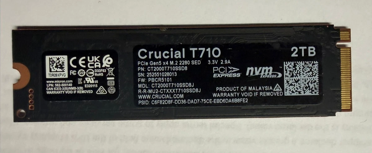 NVME Solid State Drives 2TB Storage Capacity for sale | eBay