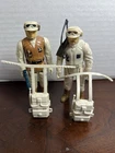 VINTAGE KENNER STAR WARS ESB 1980 HK HOTH REBEL SOLDIER COMMANDER 2 FIGURE LOT