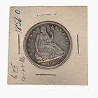 1856-O Seated Liberty Half Dollar New Orleans Silver 50C Coin
