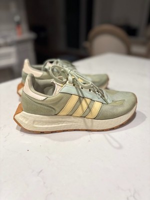 Adidas Retropy E5 Women s Sneakers Linen Green Almost Yellow Size US 9.5 / M 8.5