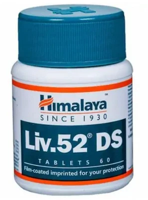 Himalaya live 52 DS tablets for liver care 60 tablets, 100% Tracking best item