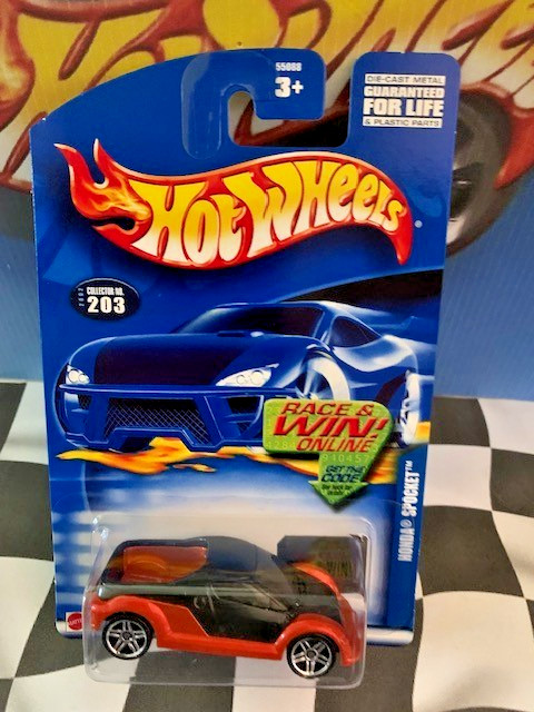 Hot Wheels 2002 Mainline 203 Honda Spocket ORANGE PR5 Malaysia