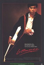 LA BAMBA MOVIE POSTER SS 27x40 LOU DIAMOND PHILLIPS - THE RICHIE VALENS STORY