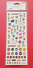 the Paper Studio Agenda 52 OMG puffy sticker pkg free ship 20 min US only
