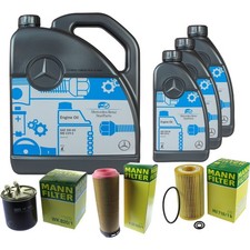 MANN Inspektionspaket 8L Motoröl 5W-40 MB 229.5 für Mercedes C-Klasse T-Model MANN Inspektionspaket 8L Motoröl 5W-40 MB 229.5 für Mercedes C-Klasse T-Model