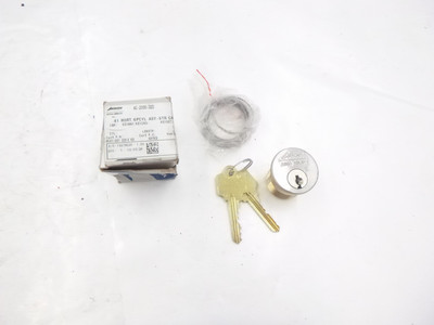 Arrow MC61 32D 41 Mortise Cylinder 6PCYL 1-1/8'' Satin Stainless Steel