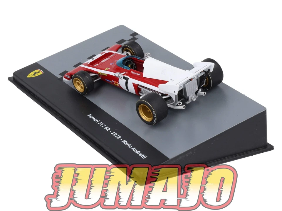 F1F62 Voiture 1/43 CENTAURIA Formule 1 Ferrari : FERRARI 312 B2 1972 #7 M.Andret - Photo 3/4