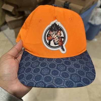 Dragonball Z Anime GOKU EMBLEM Snapback Hat ADULT EMBROIDERED Cap