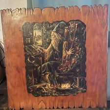 Melody Pena Wizard Art anni 80 su pannello di legno