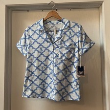 Roller Rabbit x Target Women’s Size XS Geo Trellis Short Sleeve Short Pajama Set