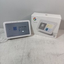 Google Home Nest Hub Assistant 2nd Gen 7-inch Display Chalk Color - Broken -READ
