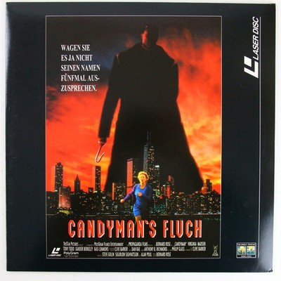Laserdisc PAL Film Candymans Fluch Sehr Gut