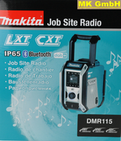 Makita DMR 115 Akku Baustellenradio, DMR115, 12-18V + 230V, Dab/Dab+/Bluetooth