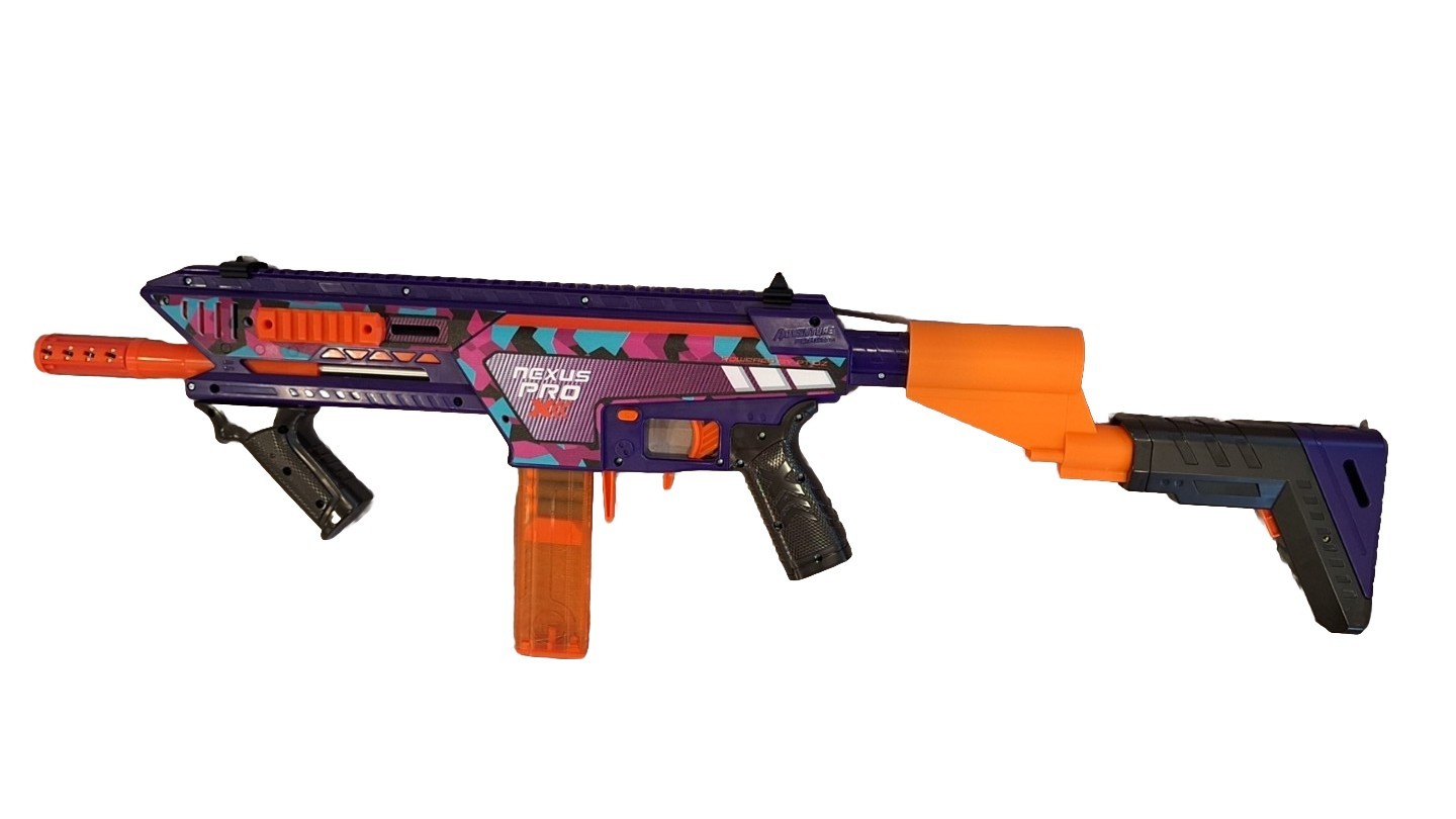 Adventure Force Tactical Strike Nexus Pro Compatible Stock Extender+Iron Sights