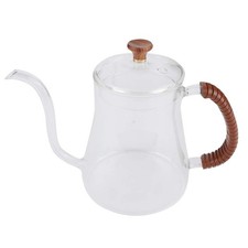 Gooseneck Kettle for Drip Coffee, 20OZ Pour Over Coffee Kettle, Glass Stoveto...