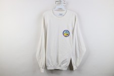 Vtg 90s Mens XL Operation Desert Storm Military Crewneck Sweatshirt White USA