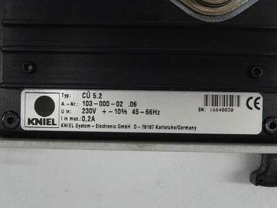 KNIEL CÜ 5.2 Linearregler CÜ5.2 230V 103-000-02 .06