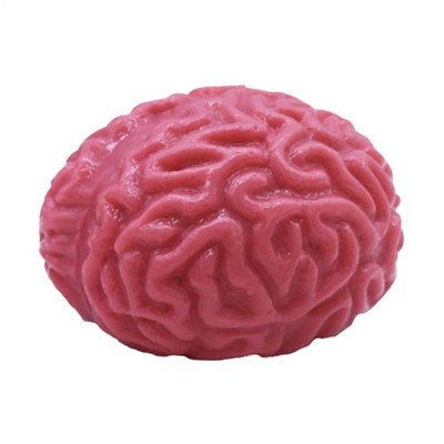 2x Brain Squeeze Ball Neuheit TPR Soft Rubber Slow Rebound Stress Ball Reliever