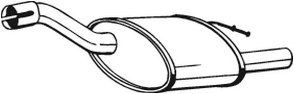 Bosal EndschalldäMpfer NachschalldäMpfer 154-211 FüR Focus Ford DAW DBW 1 16V-image