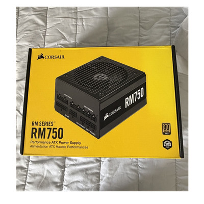 Corsair RM750 750W 80+ Gold Fully Modular ATX Power Supply Open Box Unused