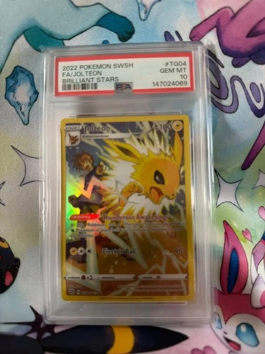 Jolteon TG04/TG30 Swsh09: Brilliant Stars Trainer Gallery Holo Gen mint PSA 10