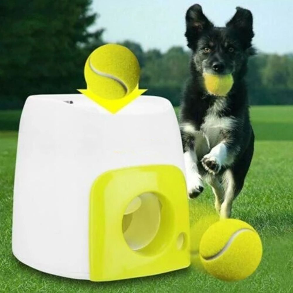 Lanzador de bolas para mascotas alimentador inteligente máquina lanzadora de recompensa de alimentos