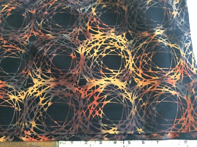 HOFFMAN CALIFORNIA INT. BALI HANDPAINTS BATIK #L2572-528 CINNAMON--BY THE YARD