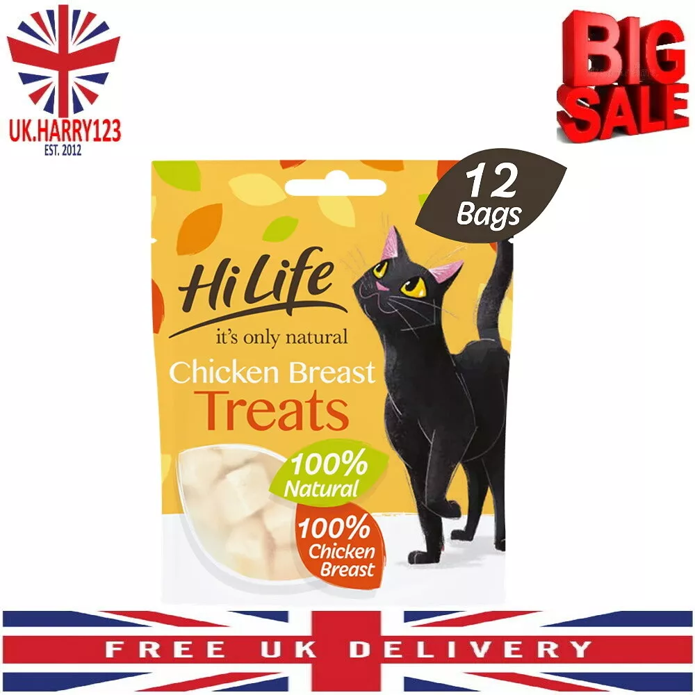 HiLife it s only natural Cat Treats 100 Chicken Breast 100