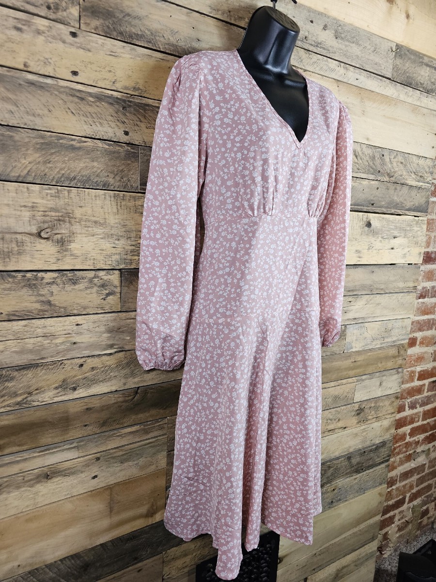 black one piece long dress Marcela Modal Plunge Neck Long Sleeve Maxi Dress in Black main image 1