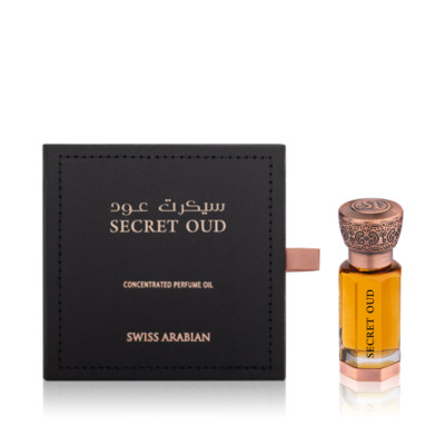 Secret Oud by Swiss Arabian 12ml Attar Oil - Free Express Shipping SEALED Oudh