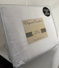 Elegant Comfort 6-Piece Sheet Set, Premium Hotel Quality. Queen. NEW