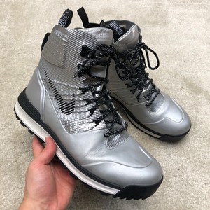 silver acg boots