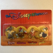 Vintage 1991 The Disney Afternoon Kellogg's Cereal Figures Collection Sealed