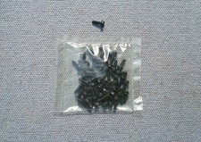 HEX WASHER SCREWS (PACK OF 50) 8-32 X 1/2" ANODIZED BLACK MADE IN USA - NEW