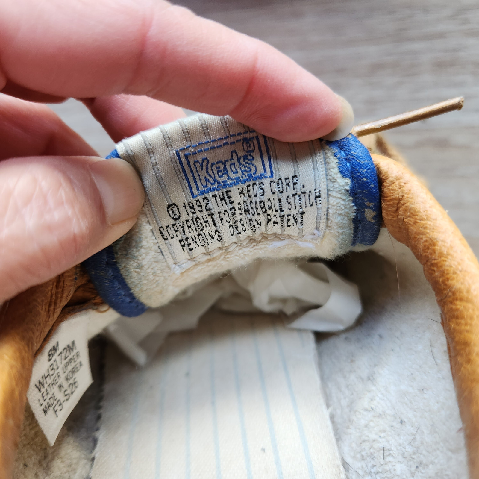 Vintage'90 Keds Series Championship Leather Baseball … Gem