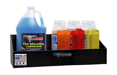 Pit Posse 4 Gallon Shelf Aluminum Storage Holder for Trailer|Made in USA