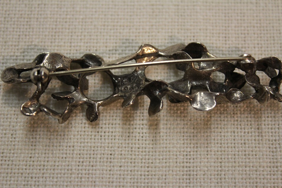 Broche Argent Massif 'Le Nid' TOULHOAT - Style Celte Bretagne - Neuf Avec étiquettes